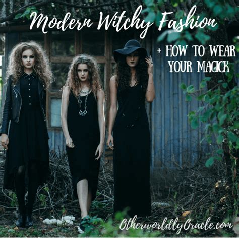 Gleaming witch apparel infographics